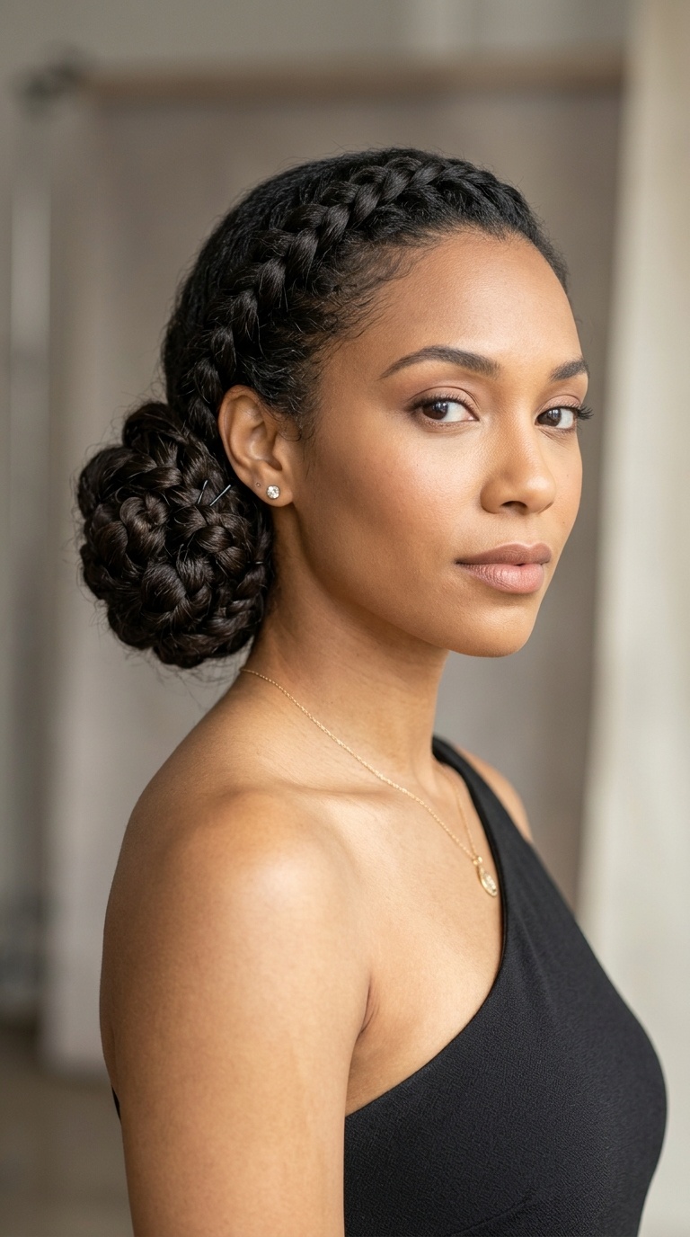 Braided Side Bun