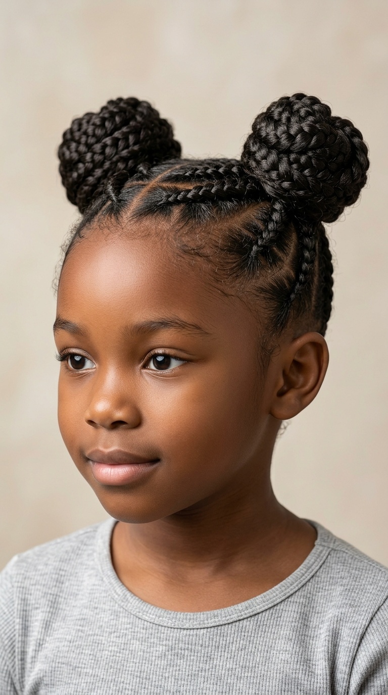 Braided Space Bun Base