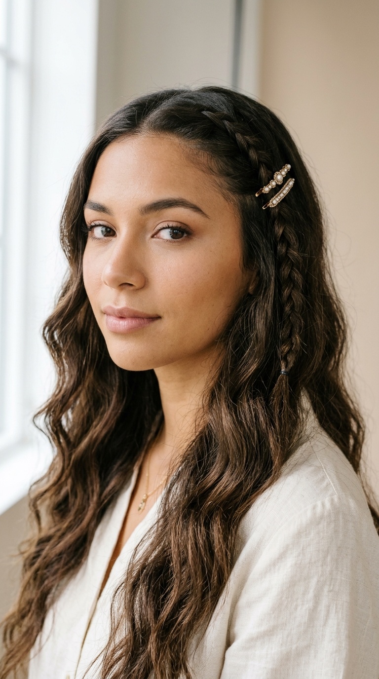 Braided Temple Pins