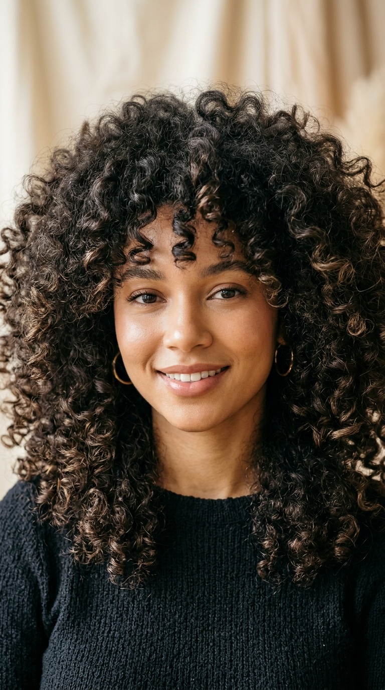 Brushed-Out Disco Curls