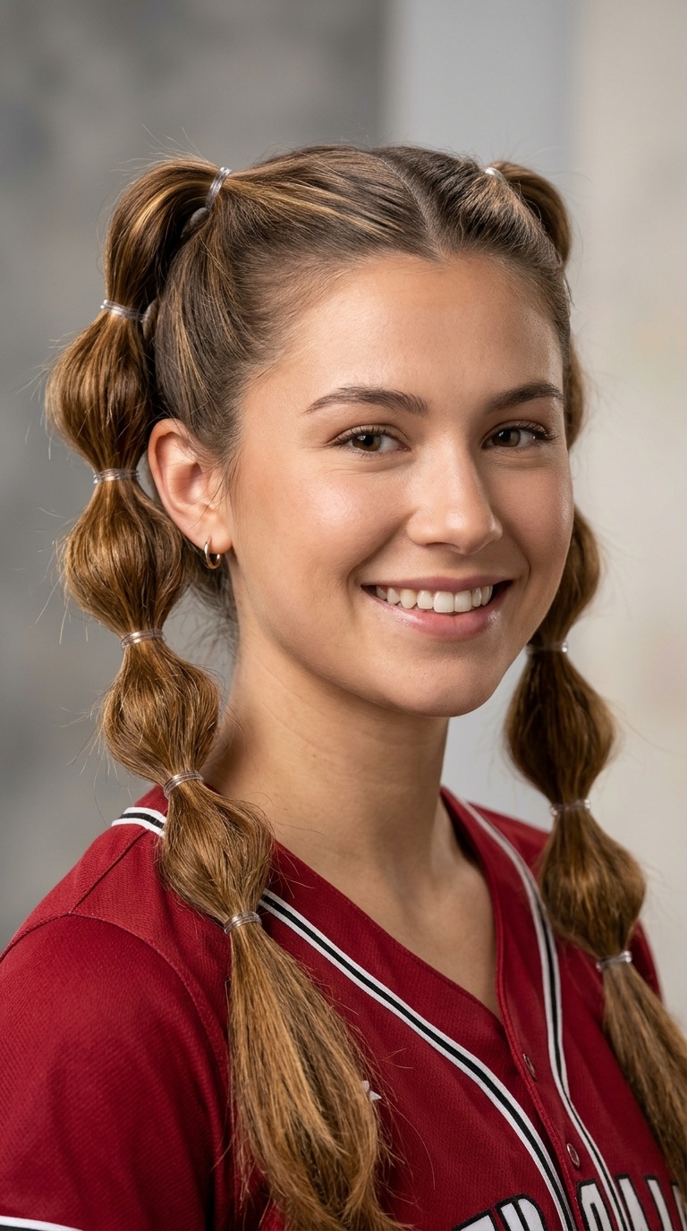 Bubble Braid Pigtails