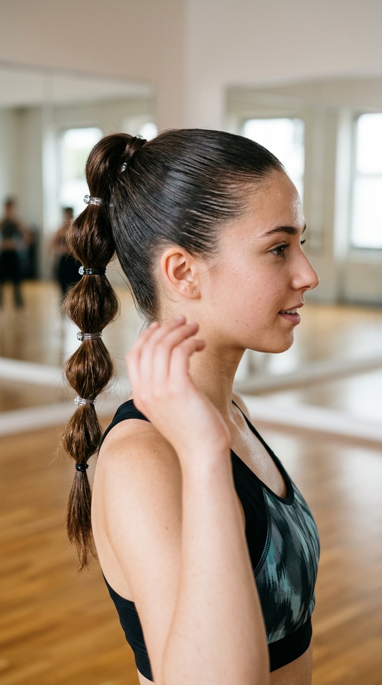 Bubble Braid Ponytail