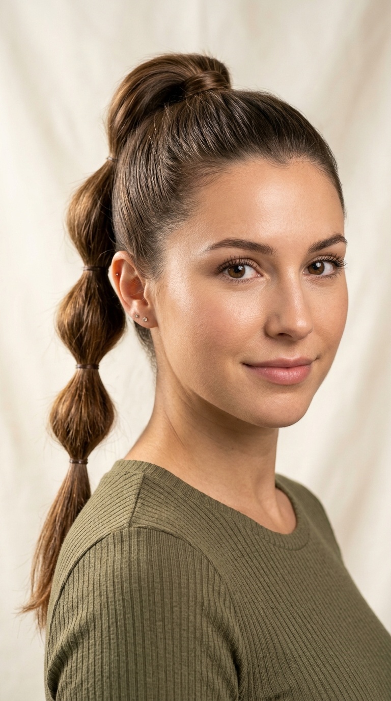 Bubble Braid Ponytail
