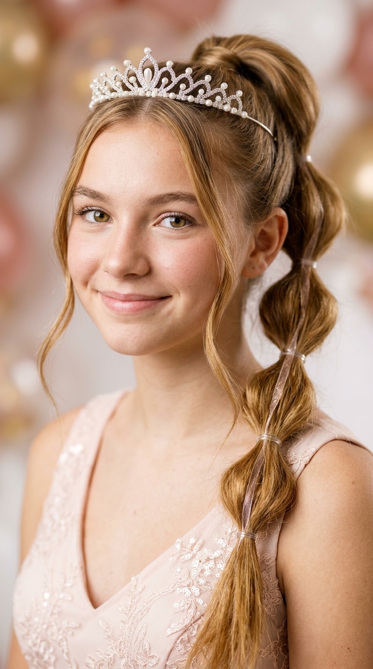 Bubble Braid Ponytail