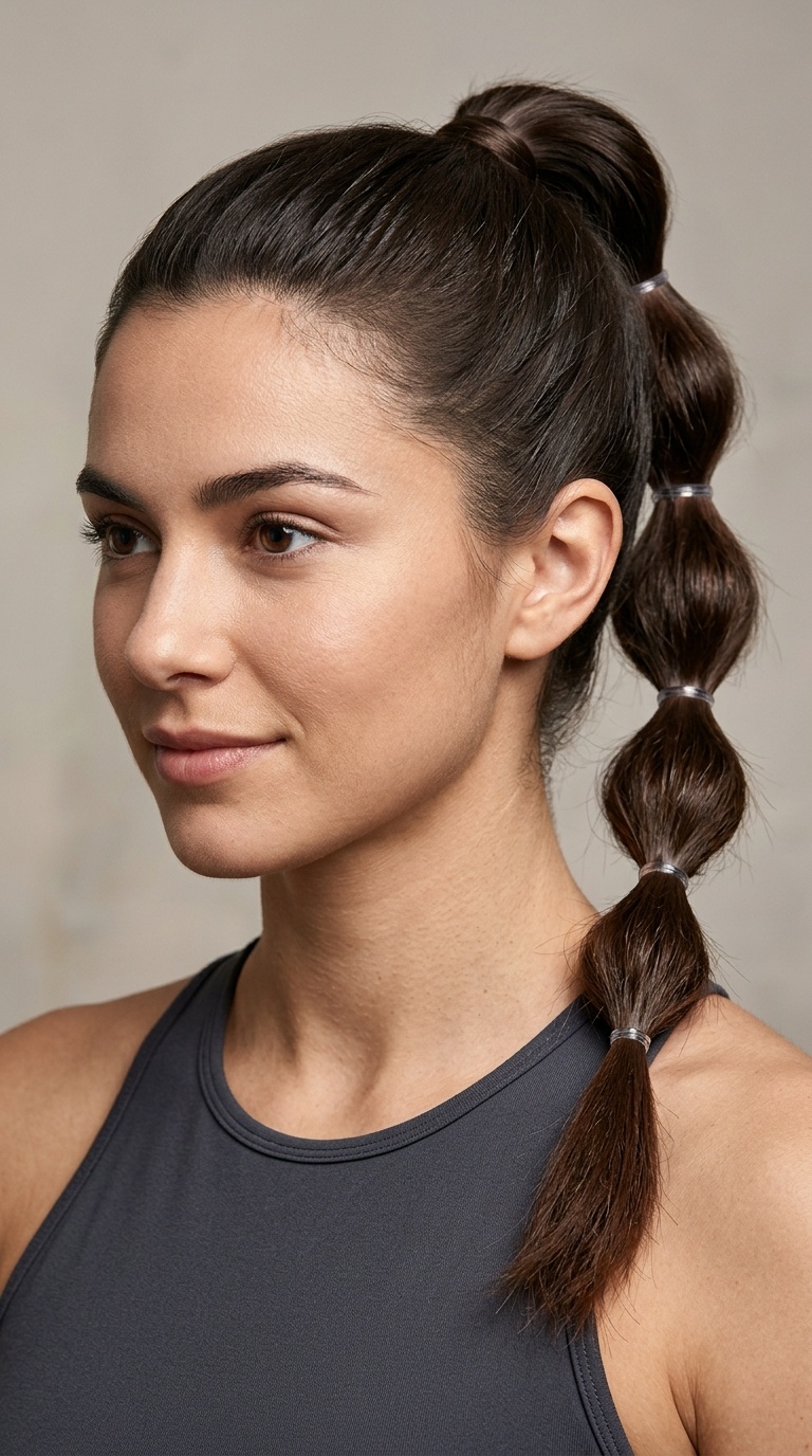 Bubble Braid Ponytail