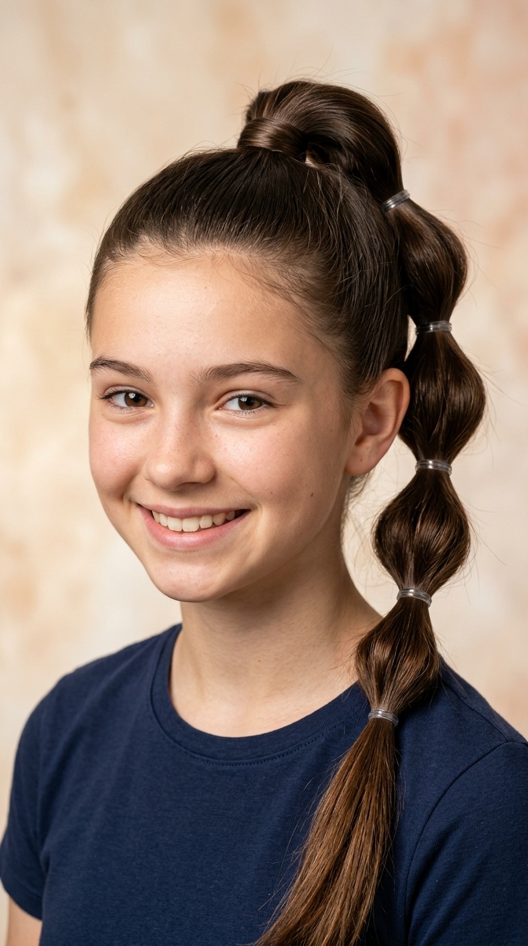 Bubble Braid Ponytail