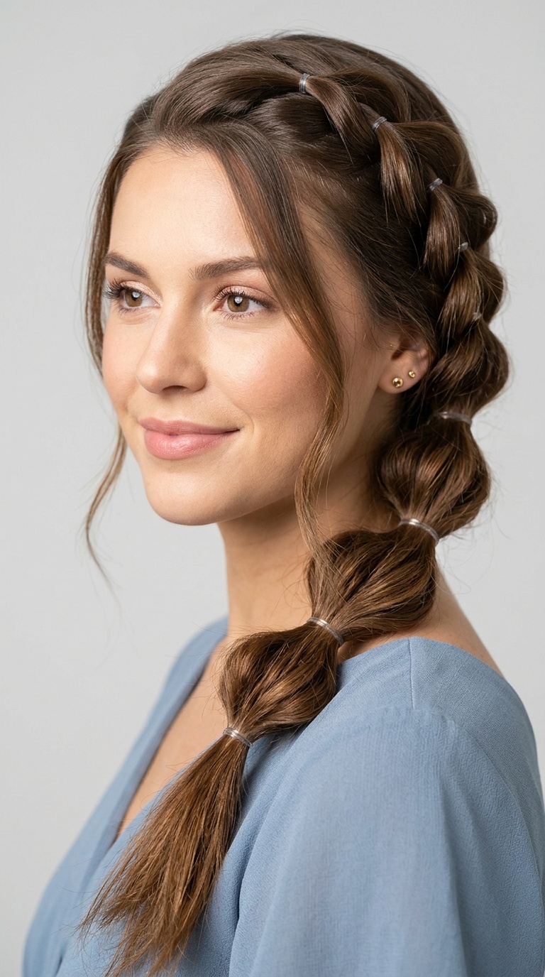 Bubble Braid Side Sweep