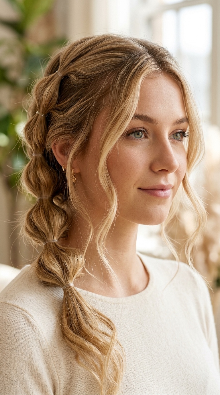 Bubble Braid with Soft Face-Framing