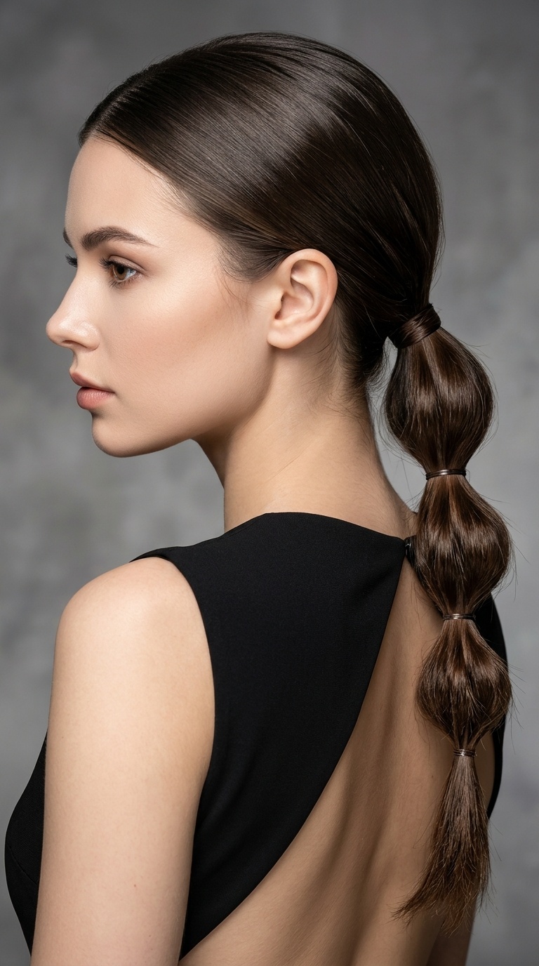 Bubble Braided Ponytail