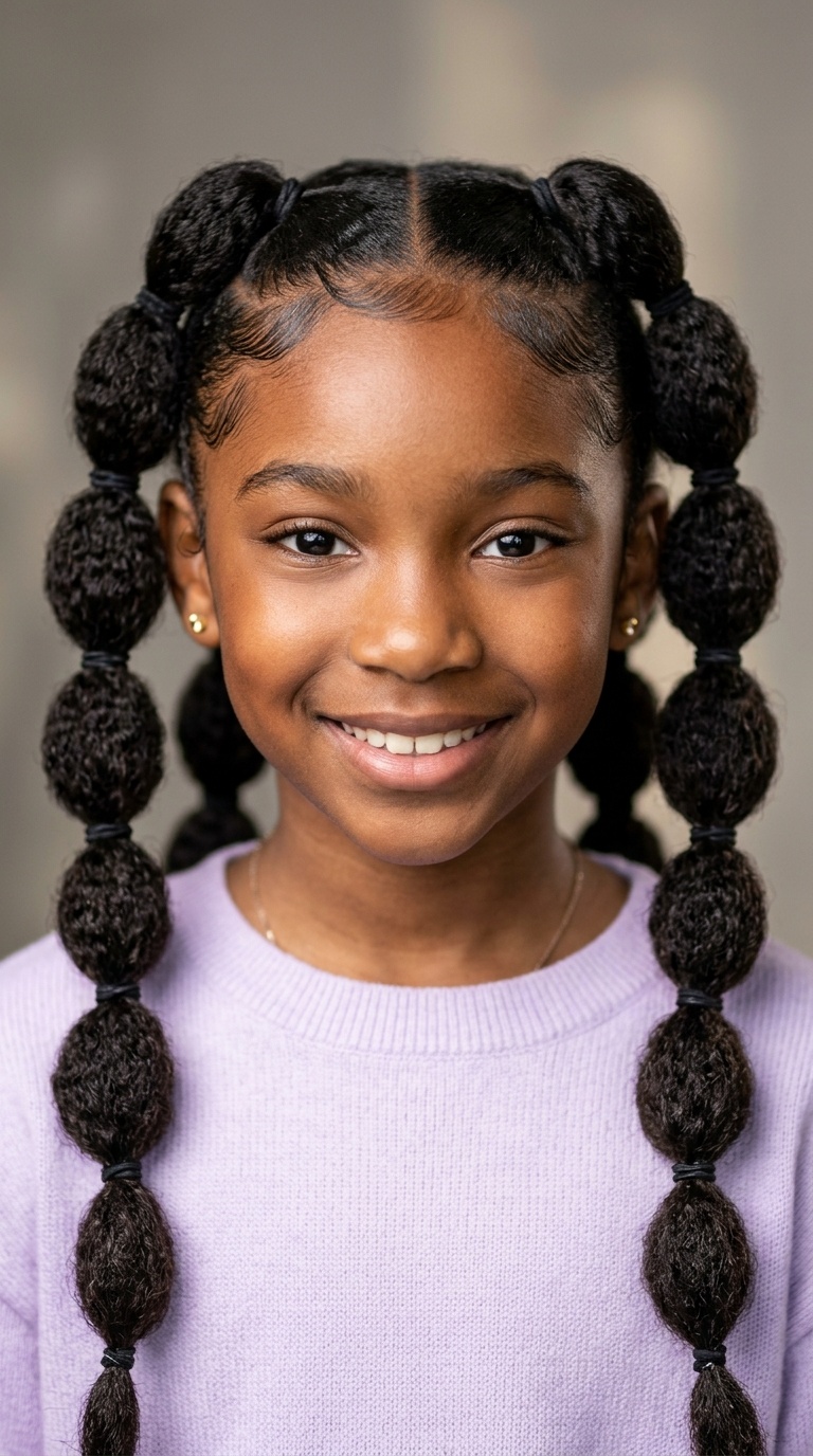 Bubble Braids with Slicked Edges