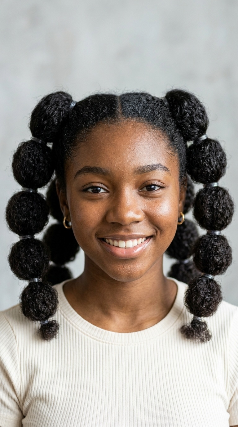 Bubble Ponytails