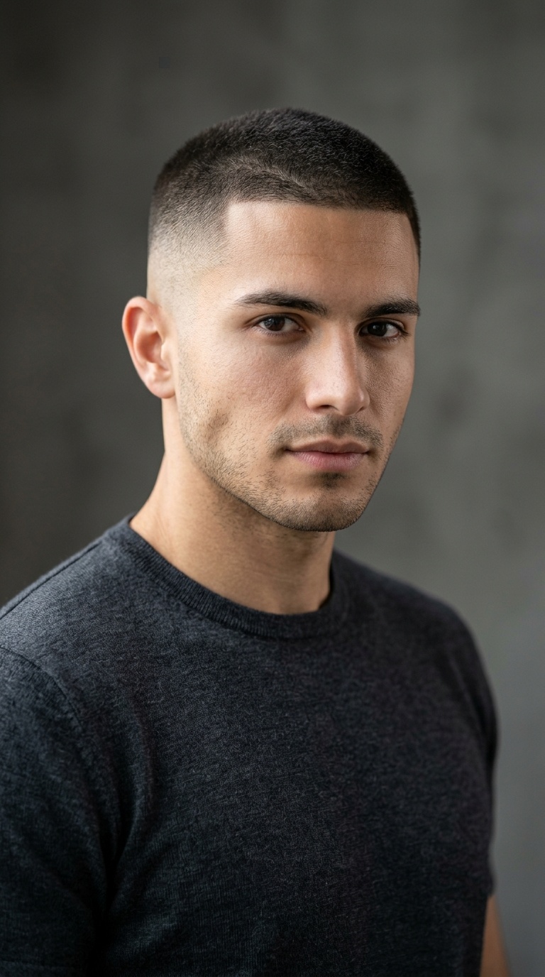 Burst Fade Buzz Cut