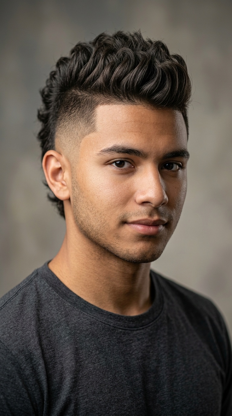 Burst Fade Mohawk