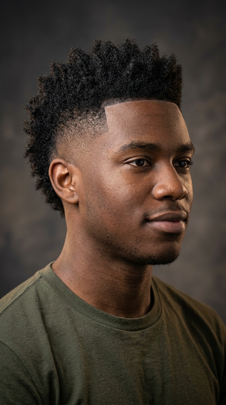 Burst Fade Mohawk