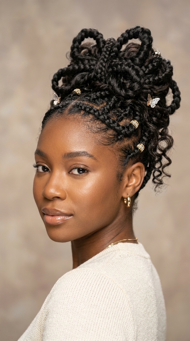 Butterfly Braided Updo