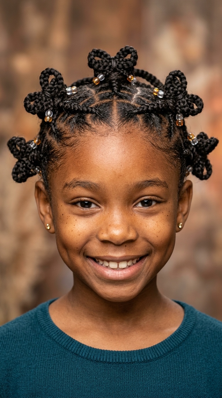 Butterfly Braids with Artistic Parting