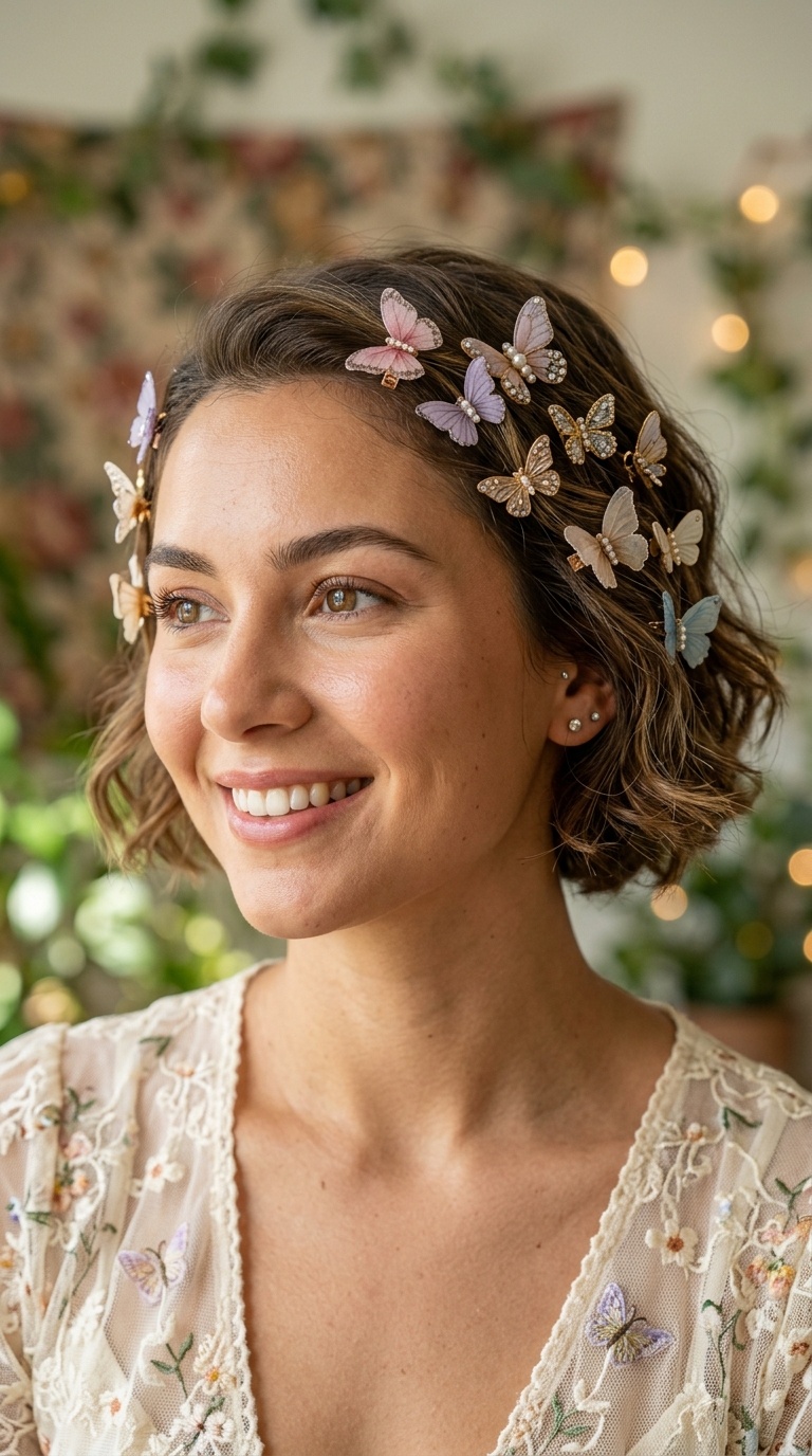 Butterfly Clip Cluster Bob