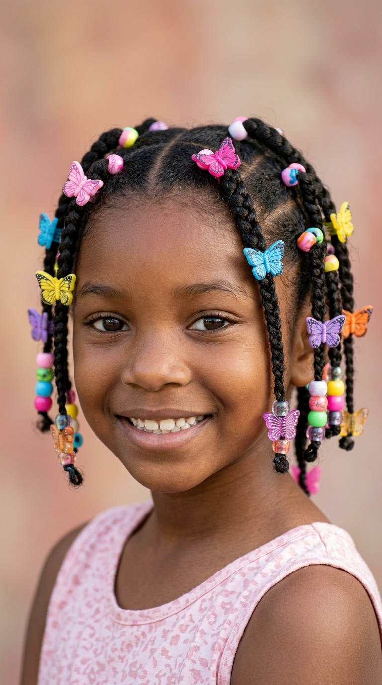 Butterfly Clips and Beads