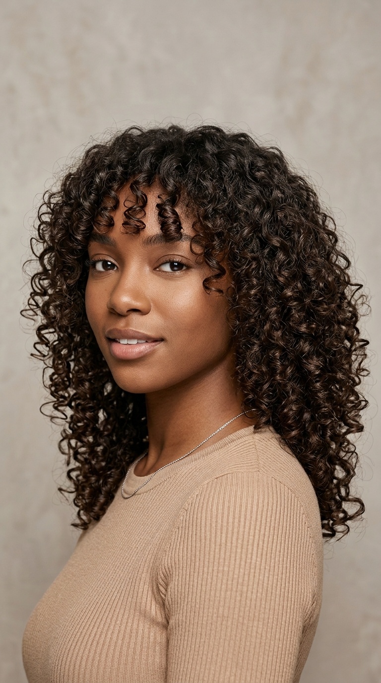 Butterfly Cut for Curls