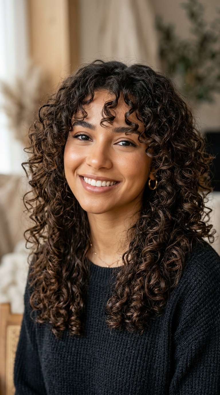 Butterfly Cut for Curls
