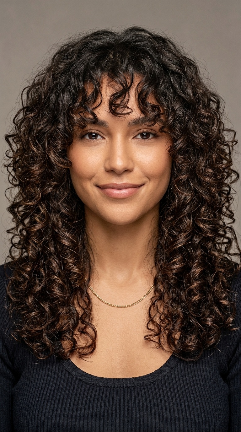 Butterfly Cut for Curls