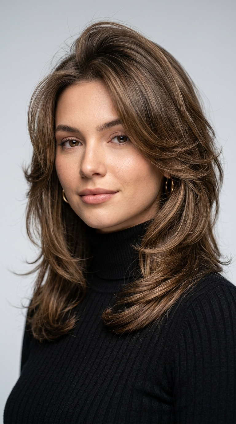 Butterfly Cut with Volume