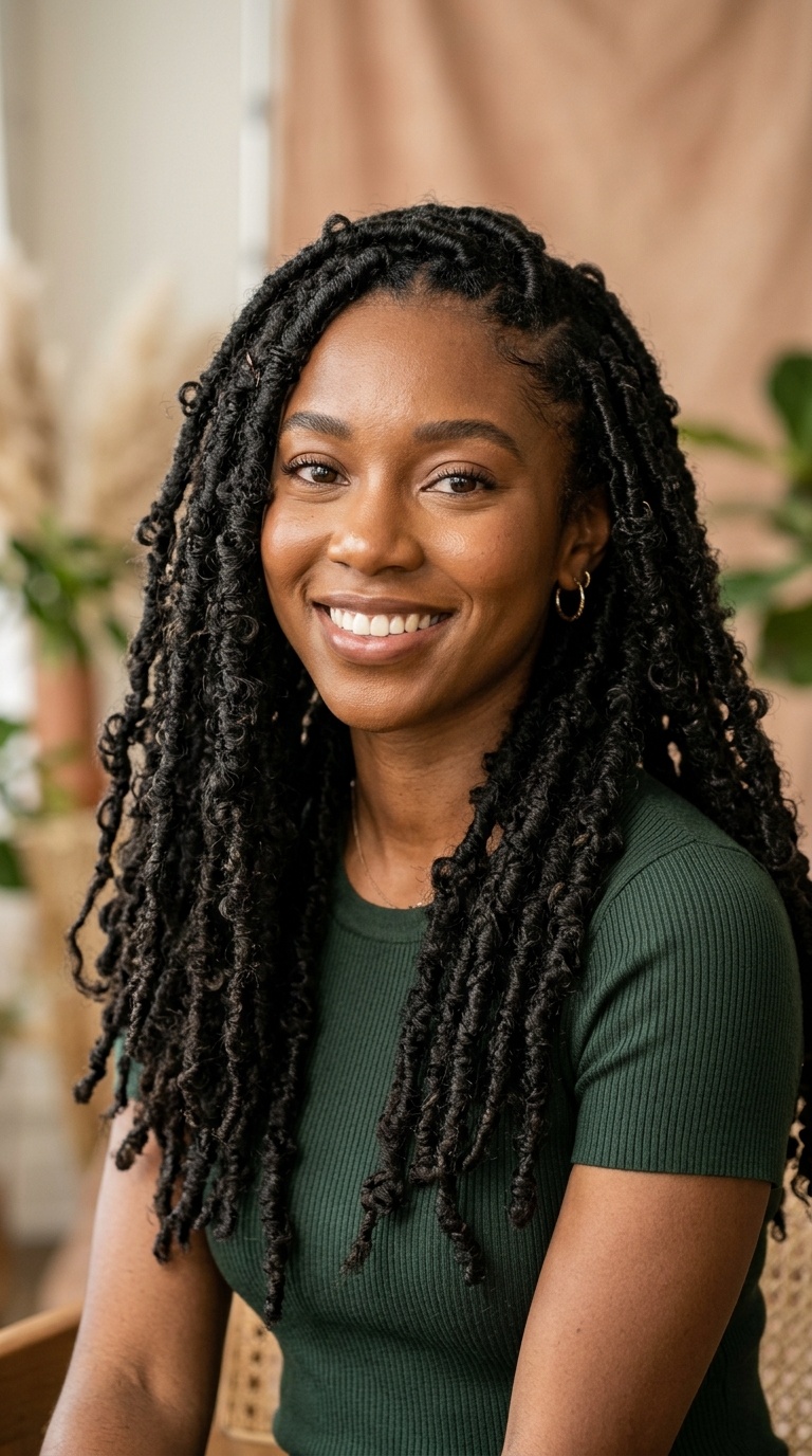 Butterfly Locs for Texture