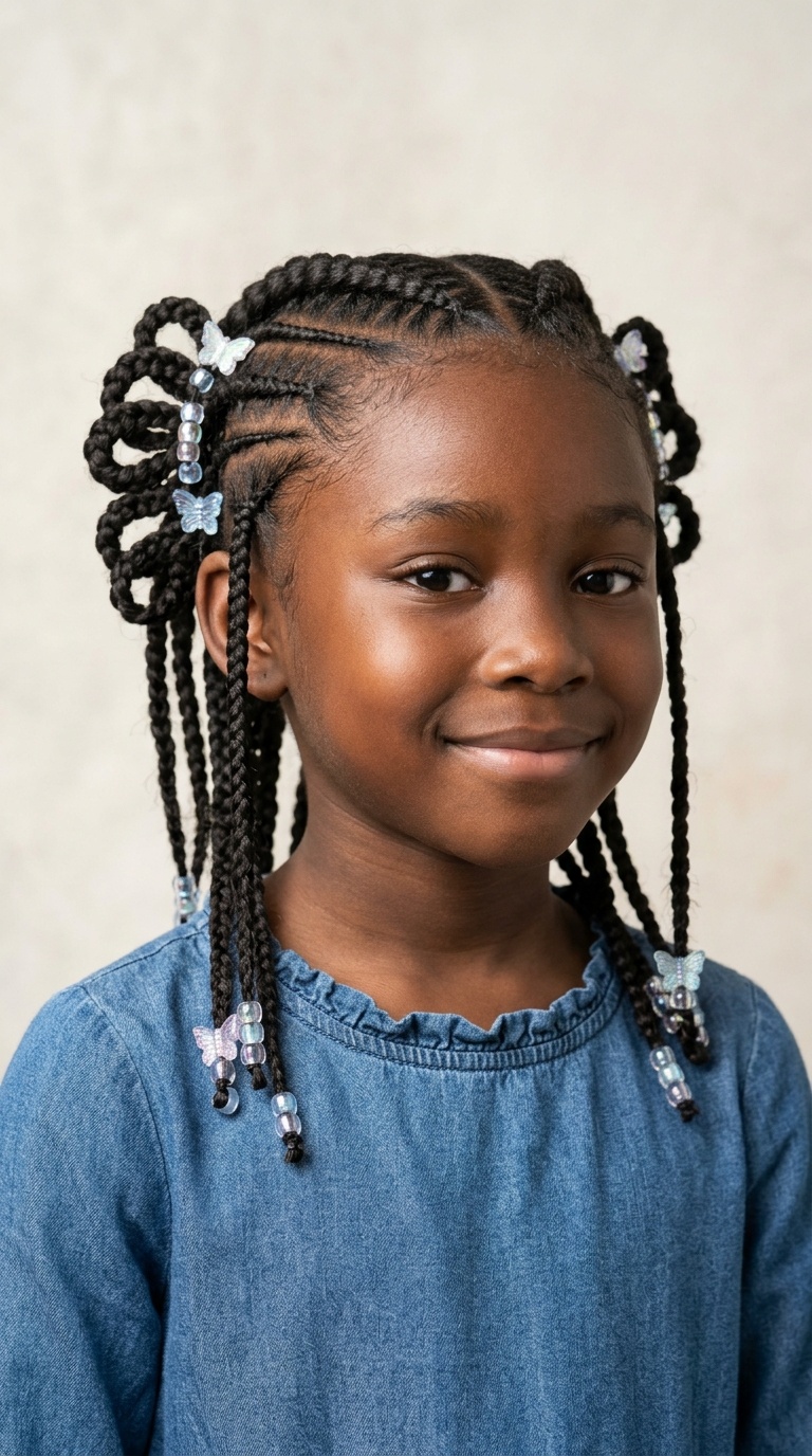 Butterfly Wing Braids