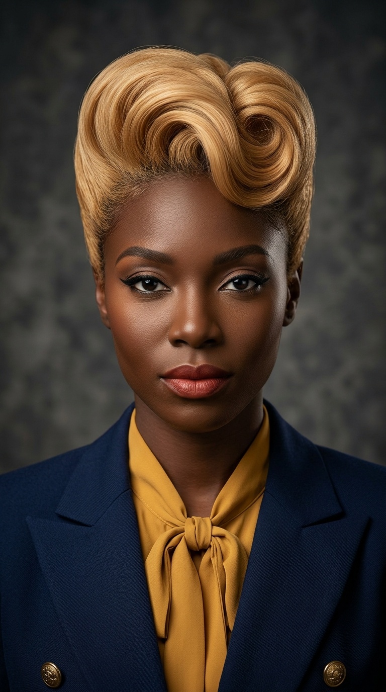 Butterscotch Pompadour
