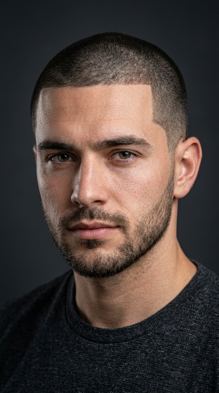 Buzz Cut with Line-Up