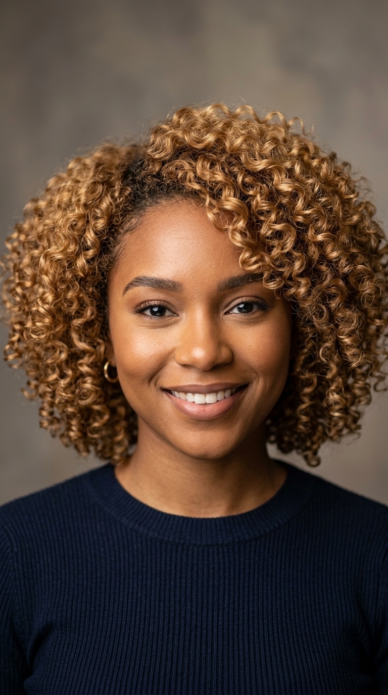 Caramel Blonde Curls