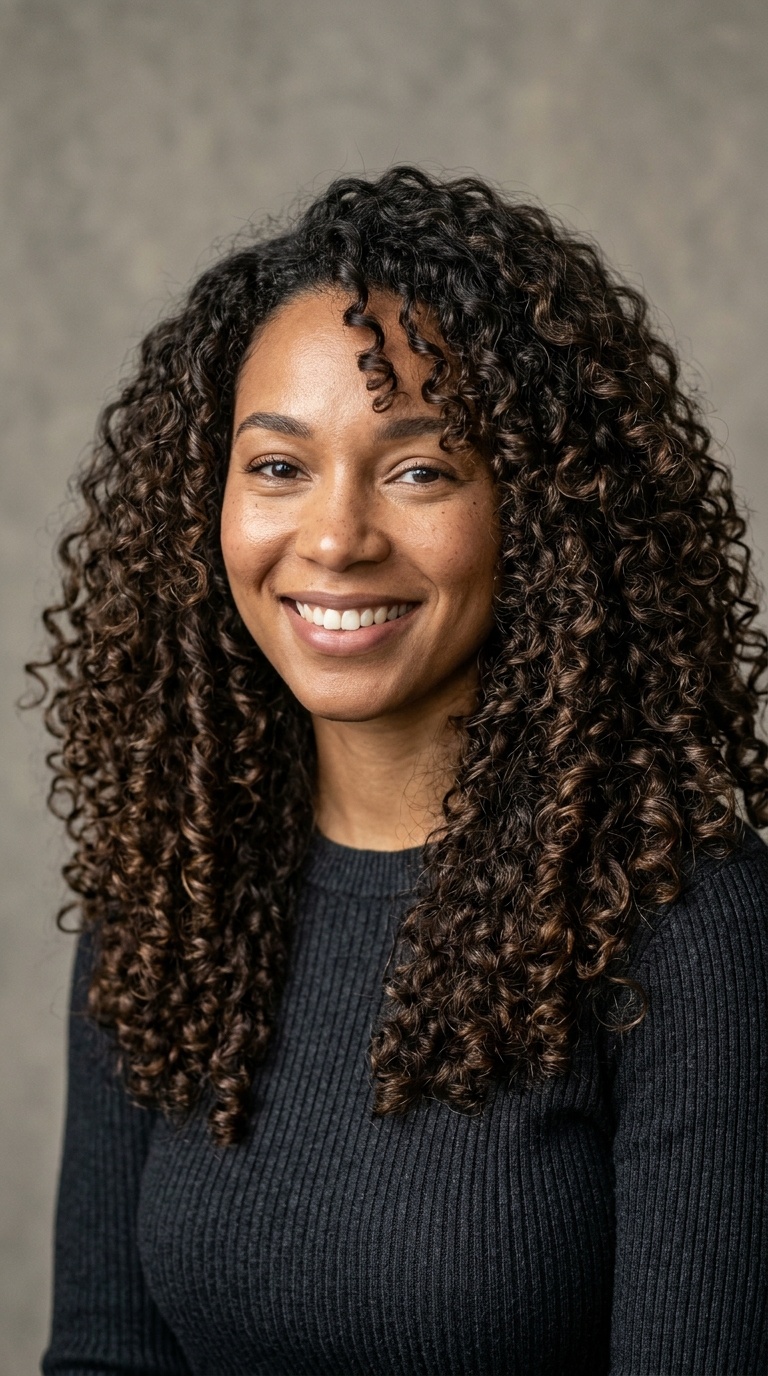 Cascading Natural Curls