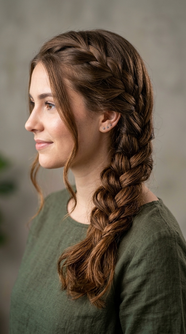 Cascading Waterfall Braid