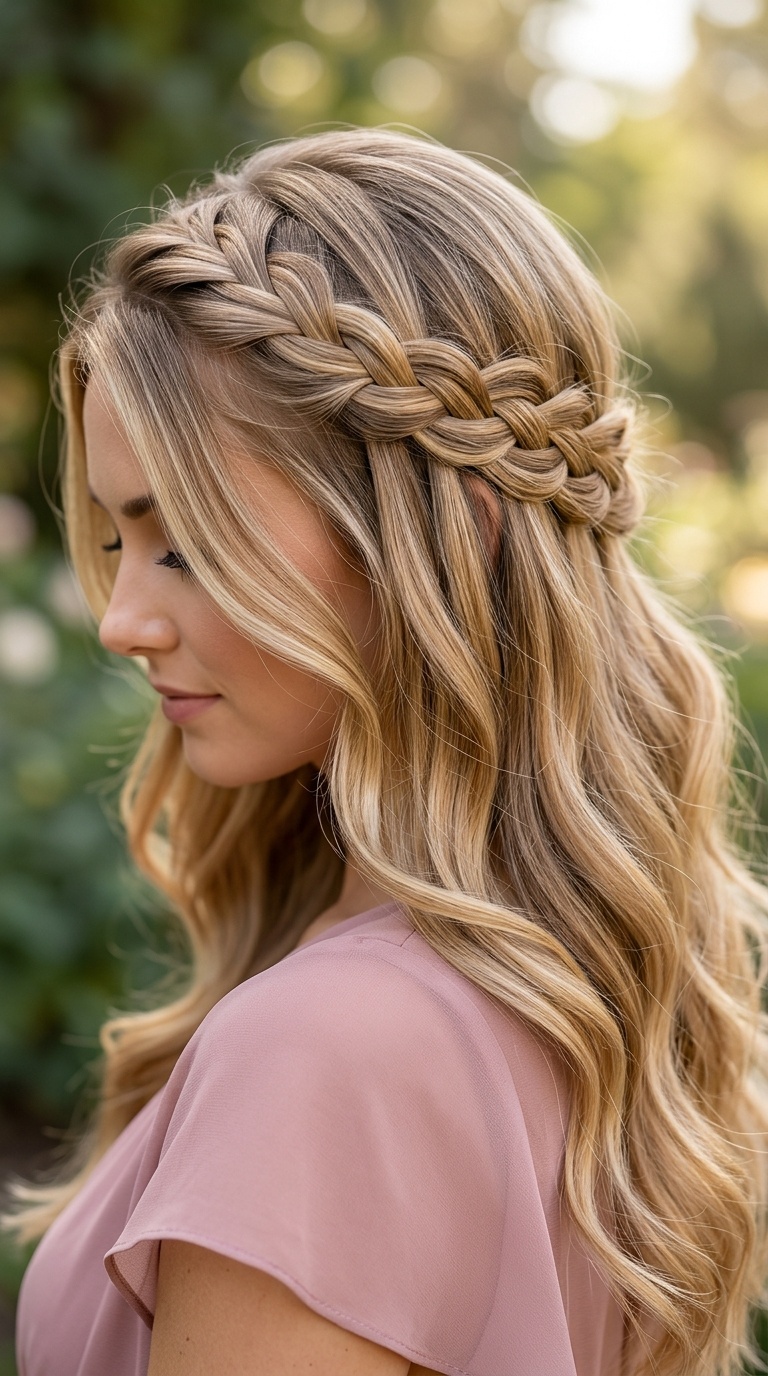 Cascading Waterfall Braid