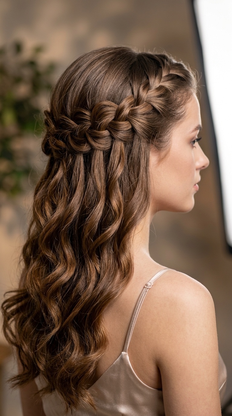 Cascading Waterfall Braid