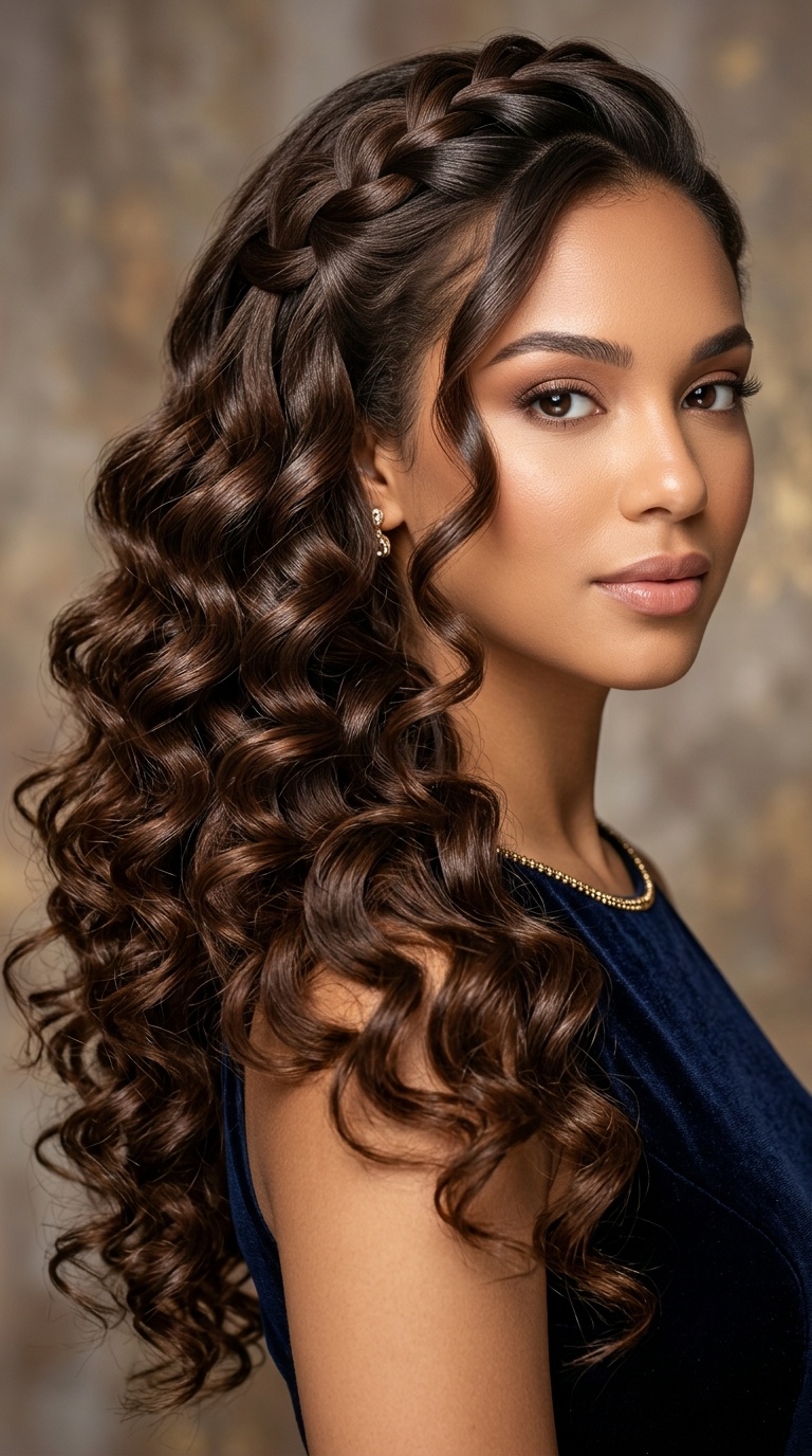 Cascading Waterfall Curls