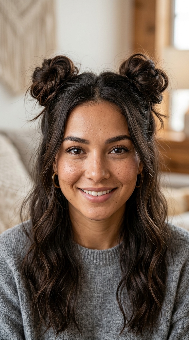 Casual Space Buns