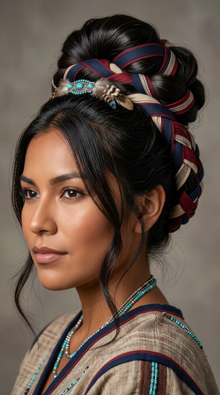 Ceremonial Wrapped Chignon