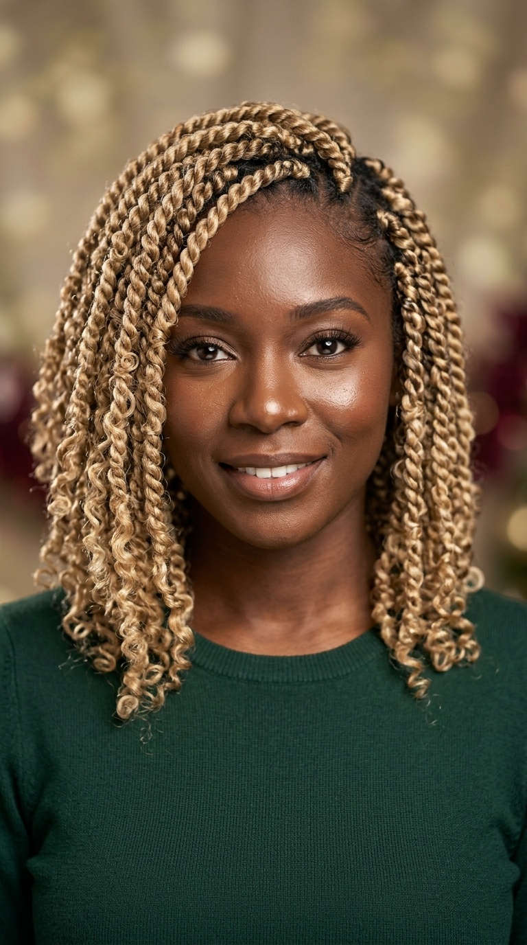 Champagne Blonde Passion Twists