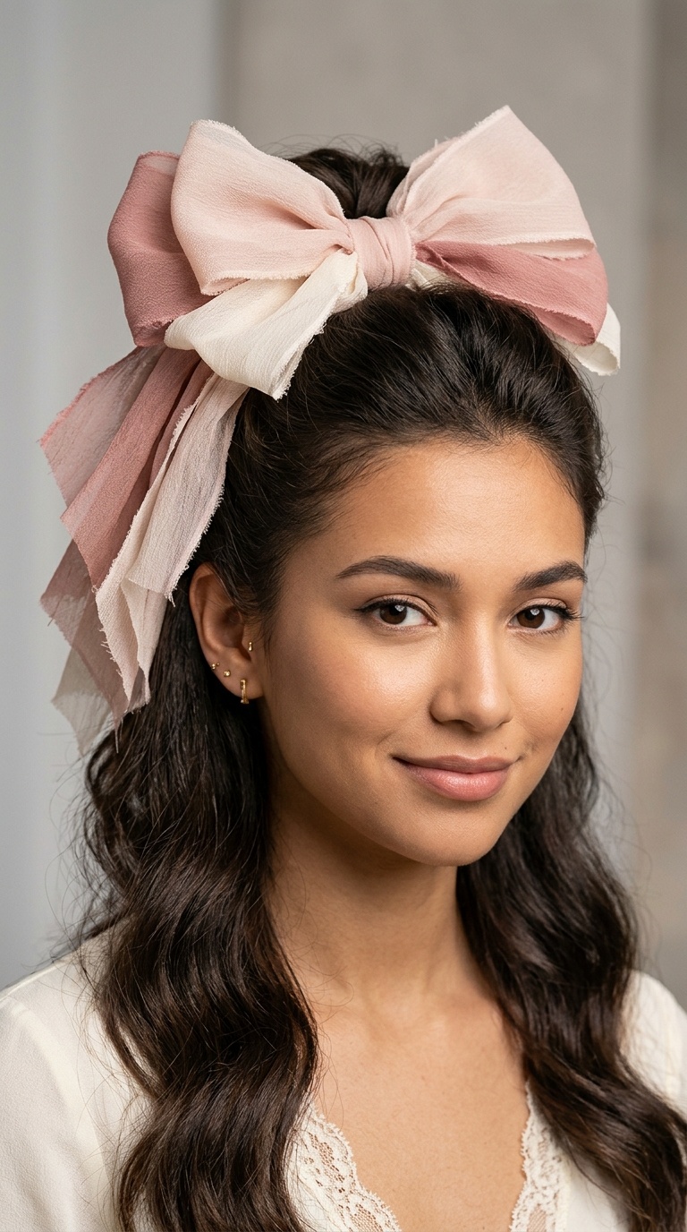 Chiffon Multi-Layered Bow