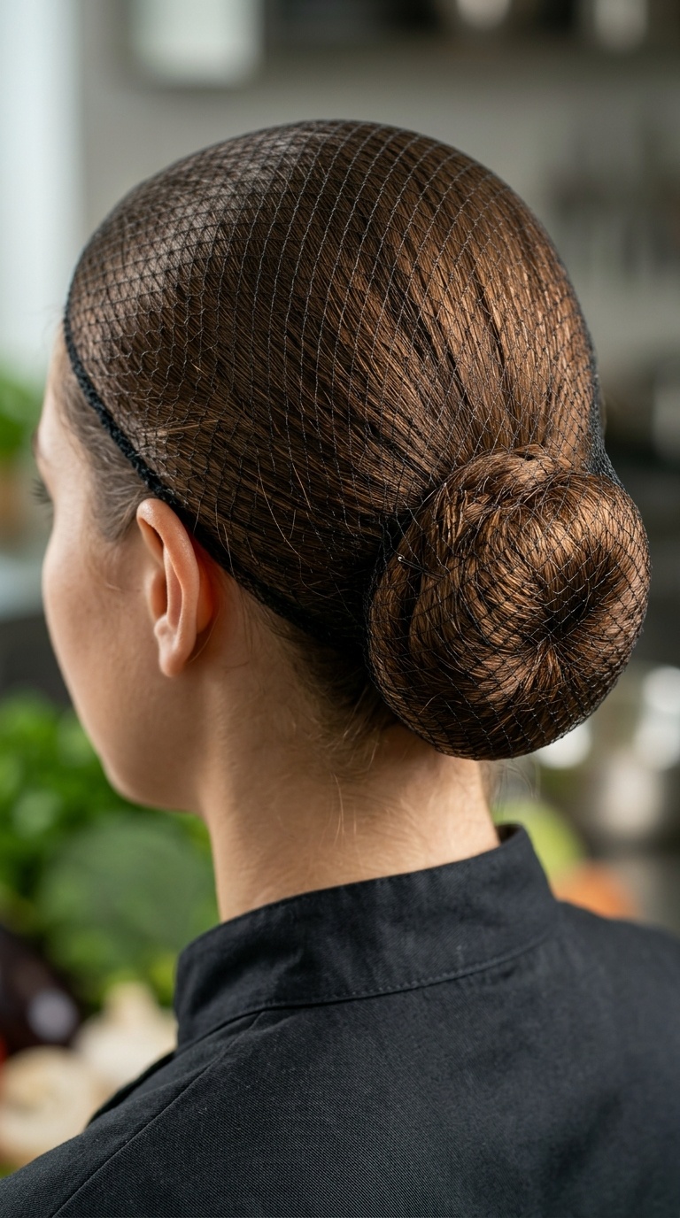Chignon with Hairnet