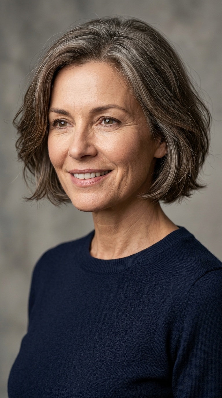 Chin-Length French Bob