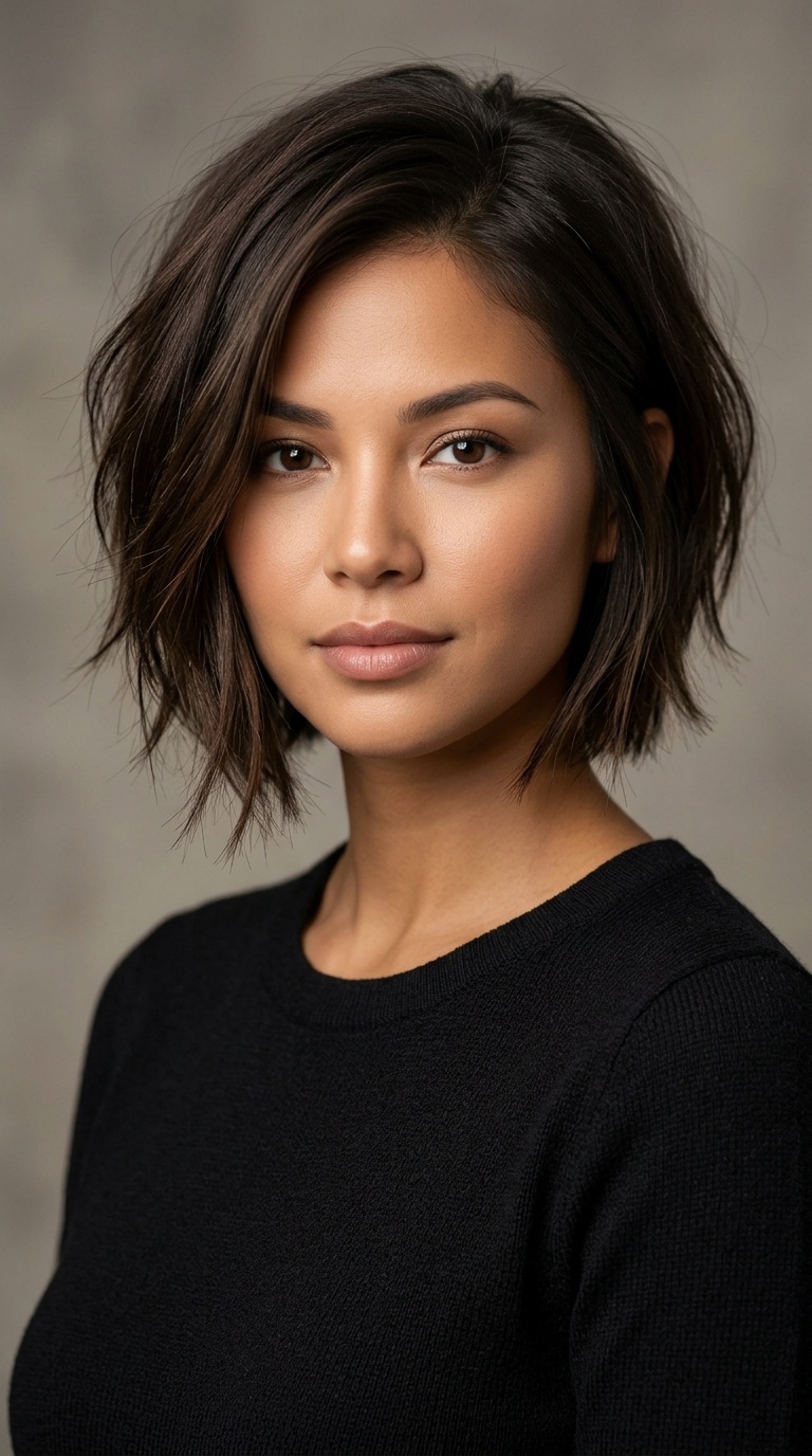 Choppy Asymmetrical Bob