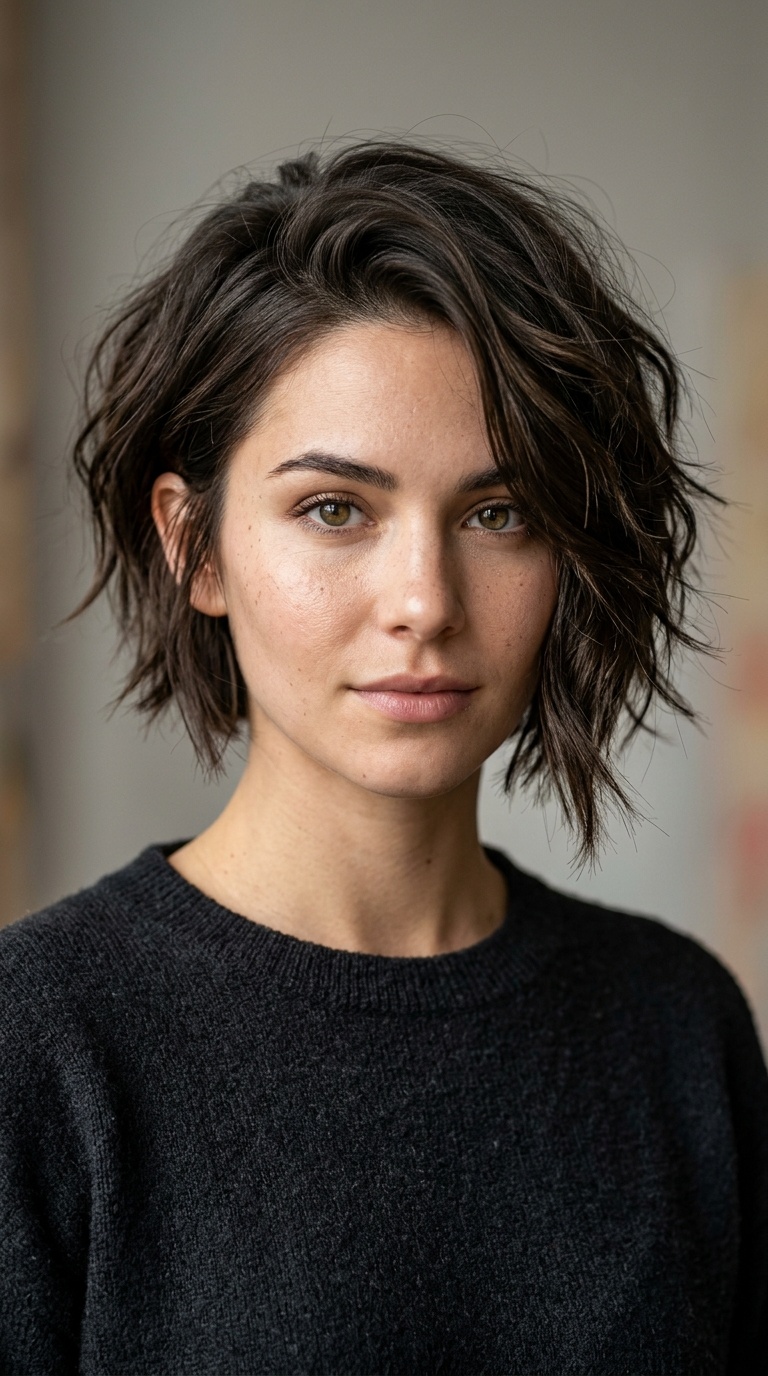 Choppy Asymmetrical Bob