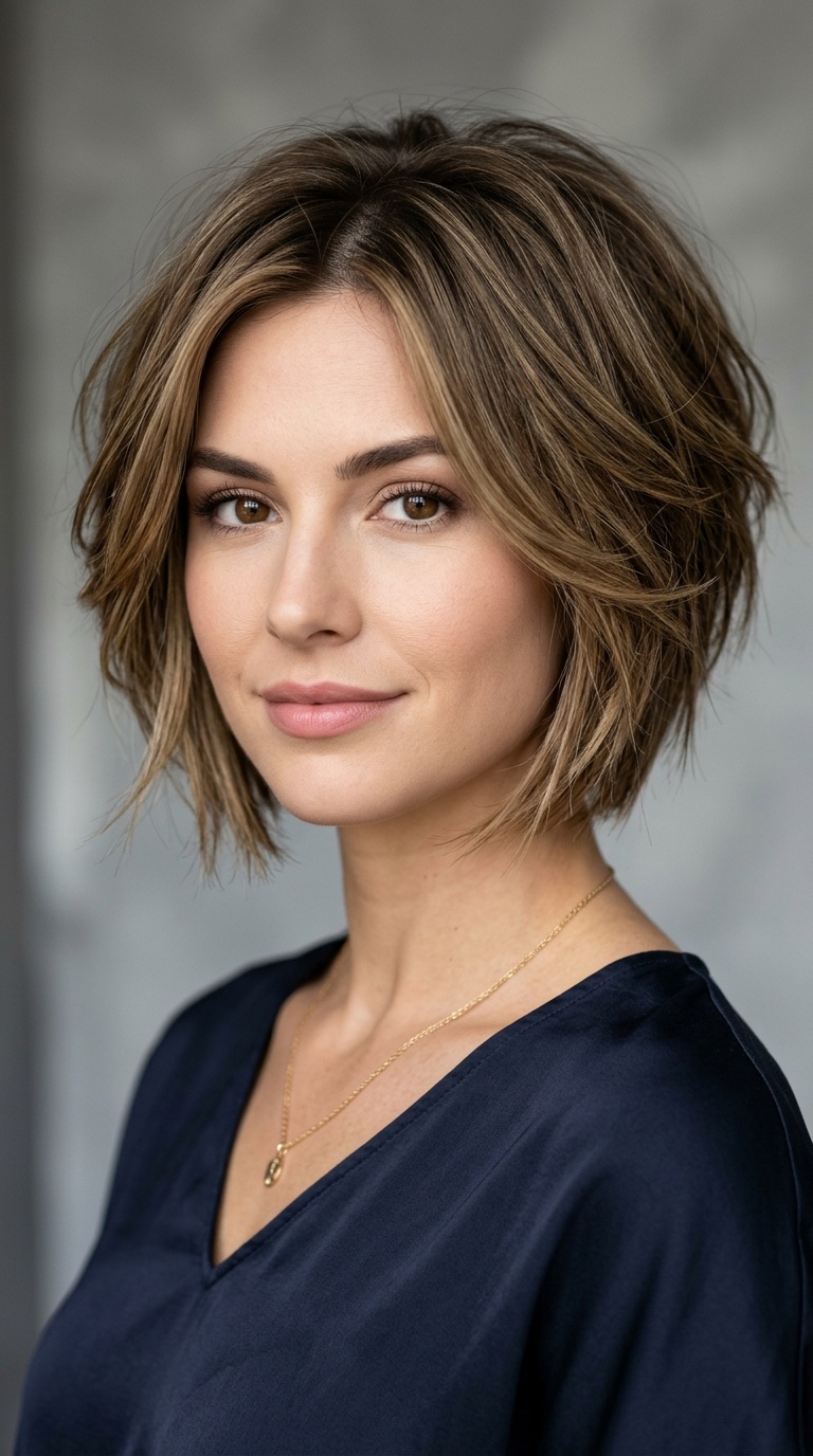 Choppy Layered Inverted Bob