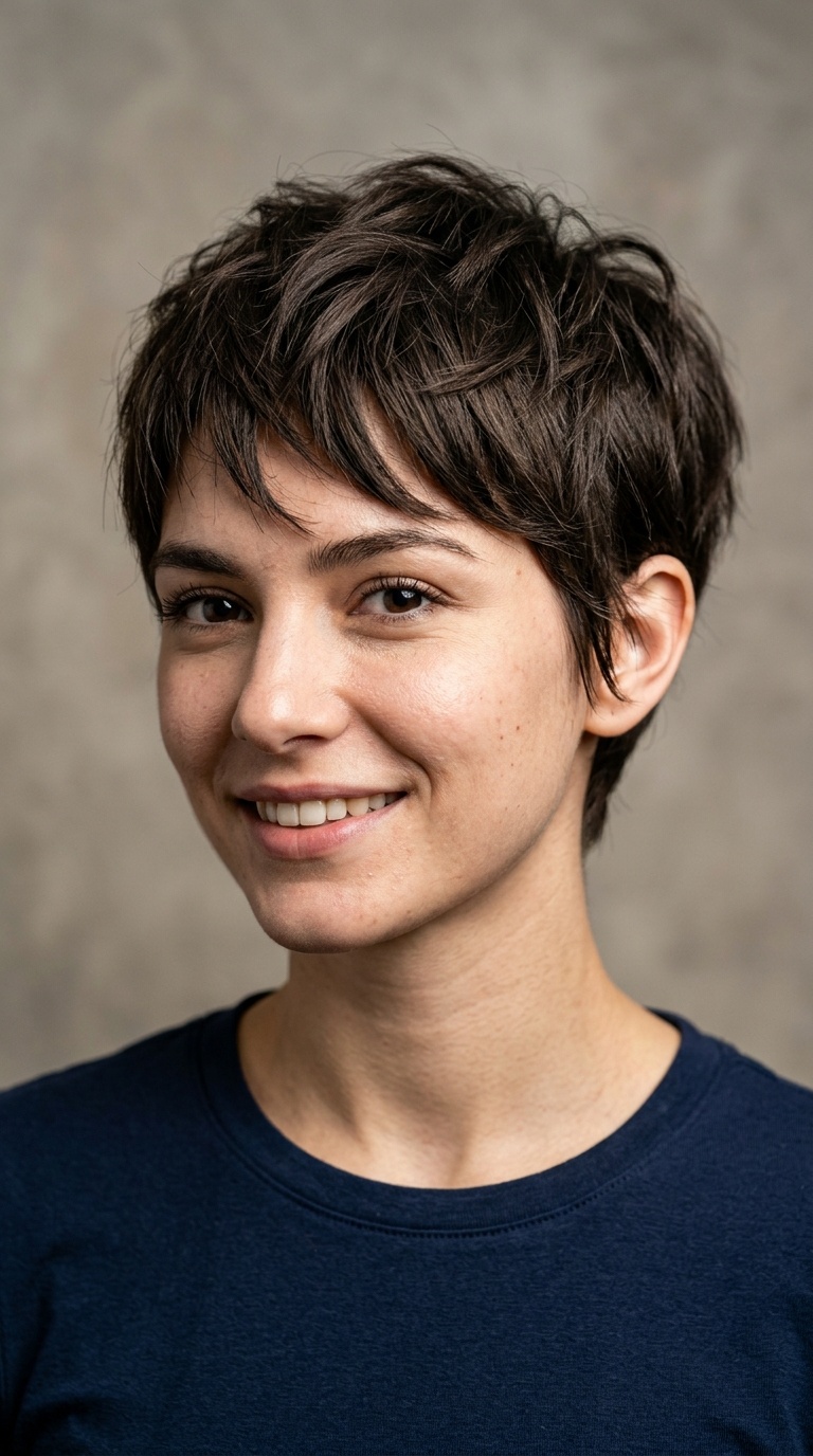 Choppy Layered Pixie