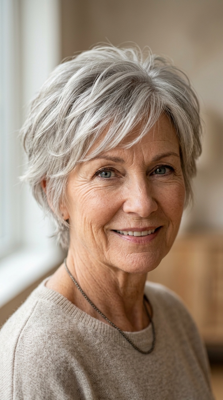 Choppy Layers for Fine Hair