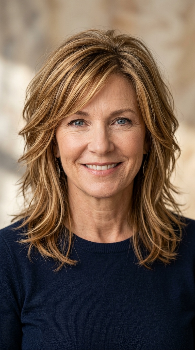 Choppy Layers with Honey Highlights