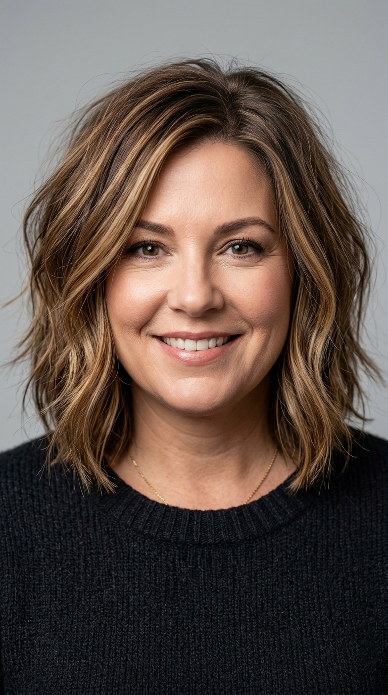 Choppy Lob (Long Bob)