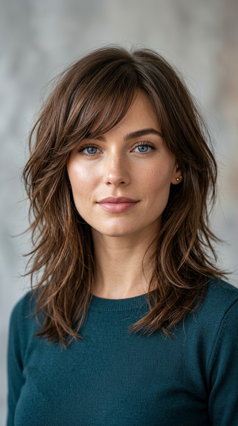 Choppy Mid-Length Layers with Side Fringe